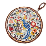 Keraminės trinkelės, kar&scaron;tų puodų ir keptuvių įdėklai, puodų laikiklis, kilimėlis kar&scaron;tiems patiekalams laikyti, padėklas stalui ir stalvir&scaron;iui pritvirtinti, virtuvės dekoras Style 1 įvairiaspalvis