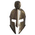 Viduramžių riterio gladiatoriaus &scaron;almas spartiečio kaukė romėnų kario graikų kostiumo &scaron;almas galvos apdangalas aksesuaras Helovino karnavalo kostiumui varis