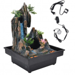 Stalinis dirbtinis akmenynas su fontanu ir automatiniu siurbliu namų ar biuro stalo dekoravimui JAV