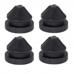 4X Guminis variklio dangčio oro įsiurbimo filtro įvorė montavimo įvorė buferinė pagalvėlė VW CC Golf Sportsvan Touran Passat Sharan Polo juoda