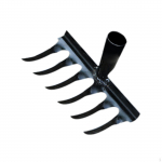 Garden Rake Head Tool High -Power Multifunctional Hand Unhcrort Blatt to The Level 6 Tines