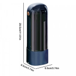 Vienkartinių popierinių puodelių dozatorius Sieninis plastikinis vandens dozatoriaus puodelių laikiklis Puodelių konteineris Popierinis rėmelis Namų organizatorius tamsiai mėlyna spalva