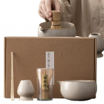 Matcha plaktuvo laikiklis 4 dalių japoni&scaron;kas matcha miltelių rinkinys Matcha dubenėlių rinkinys Matcha aksesuarai pradedantiesiems namams Mėgaukitės vieni arba balta