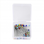 Color pearlescent needle Bead needle Positioning Needle 100 Boxed Sewing Beedle