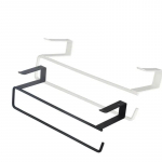 Daugiafunkciniai virtuvės laikymo įrankiai Balta Juoda Tualeto lentyna Popieriaus rulono laikiklis Namų organizatorius Servetėlių pakaba juoda