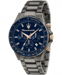 Maserati Sfida Chronograph Nerūdijančio Plieno Mėlynas Ciferblatas Kvarcinis R8873640001 100M Vyri&scaron;kas Laikrodis