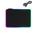 260x200 mm RGB žaidimų pelės kilimėlis, LED kompiuterio pelės kilimėlis su foninio ap&scaron;vietimo kilimu