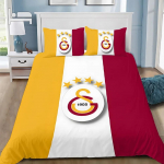 Galatasaray 3D spausdintas patalynės komplektas, futbolo klubo logotipas užvalkalas antklodei, pagalvių užvalkalai suaugusiems, mergaitei, berniukui, dovana, gimtadienio dovana 150x200cm