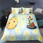 Anime Mažasis Princas Le Petit Prince Patalynės Komplektas Berniukams Mergaitėms Twin Queen Dydžio Antklodės Užvalkalas Pagalvės Užvalkalas Lovos Vaikams Suaugusiems 70x133cm 2pcs