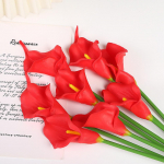 Mini PU kalijos dirbtinė puok&scaron;tė vestuvėms, namų dekorui, fotografijai ir kra&scaron;tovaizdžio tvarkymui.