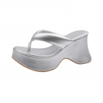 Madingos platforminės auk&scaron;takulnės &scaron;lepetės Moteri&scaron;kos flip-flop'ai Batai Moteri&scaron;ki plei&scaron;tai Sandalai 2025 m. Tendencija Suknelės Kvadratinio pir&scaron;to bateliai Vasarinės &scaron;lepetės Mujer 34 juoda
