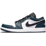 Air Jordan 1 Low Dark Teal Vyri&scaron;ki sportbačiai Armory-Navy White Black 553558-411 43