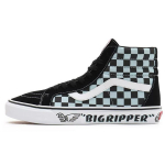 SE Bikes x Vans Sk8-Hi Reissue Big Ripper - juodi, &scaron;viesą atspindintys, languoti unisex sportbačiai su plume ra&scaron;tu VN0A4BV8A0E 35