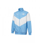 Puma Mančesterio treniruotės prie&scaron; rungtynes ​​Colorblock Jacket Vyri&scaron;ka striukė mėlyna 764507-01 XS