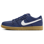 Nike Dunk Low Pro SB Tamsiai mėlyni su guminiu padu Unisex sportbačiai Mėlyni Balti Oranžiniai FJ1674-400 37.5