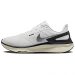 Nike Air Zoom Structure 25 Baltos Sail Kokoso Pieno Moteri&scaron;ki Sportbačiai Juodi DJ7884-104 35.5