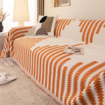 Sofa Cover, Anti Cat Scratch Sofa Towel, Full Cover for Autumn and Winter Seasons, Sofa Blanket Cushion, Sofa Cover Cloth, Living Room 180 * 230cm