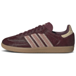 adidas Samba OG Pony Hair Pack - Bordo spalvos Moteri&scaron;ki sportbačiai Red Sand-Strata Warm-Clay JP5330 39⅓ gray