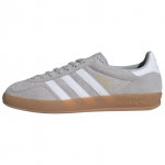 adidas Gazelle Indoor pilki balti unisex sportbačiai pilki-du debesų baltumo aukso metaliniai JQ0176 38 gray