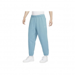 Nike Solo Swoosh laisvalaikio ir patogus mink&scaron;tas paprastas vilnos megztas sportinis kelnės vyrams džinso-mėlynos-žalios-baltos DX1365-464 L