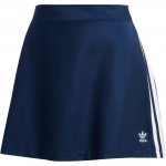 Adidas Originals dryžuotas logotipas auk&scaron;tu liemeniu laisvalaikio sijonas Moteri&scaron;ki sijonai Mėlynas JD0283 S