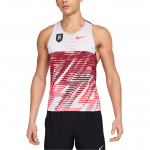 Nike Aeroswift Btc Dri-Fit Adv Bėgimo Slim Fit Greitai Džiūstanti Vėsi Liemenė Vyri&scaron;ki Vir&scaron;utiniai Drabužiai Balti Komandos Raudoni Ry&scaron;kiai Raudoni HF6616-100 2XL