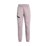 Under Armour Unstoppable Mink&scaron;tos Patogios Stilingos &Scaron;iltos Patvarios Vidutinio Juosmens Megztos Sportinės Kelnės Moteri&scaron;kos kelnės &Scaron;viesiai Rožinės 1379846-015 L