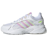 Adidas Neo Crazychaos &Scaron;e&scaron;ėlio Tinklelio Odiniai Retro Žemi Gyvenimo Būdo Kėdainiai Moteri&scaron;ki kedai Balti Rožiniai Žali FZ1289 36⅔