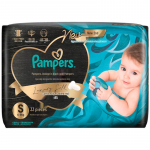 Pampers Premium Black Gold Kūdikio sauskelnės su tikru &scaron;ilku