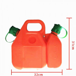 Kuro bakelis Benzinas ir variklio alyva 6L+2L Kombinuotas bakelis Butelis