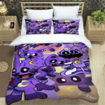 3D Spausdintas Anime Besi&scaron;ypsantys Gyvūnai CATNAP DOGDAY Lovos Patalynės Komplektas Visi&scaron;kai Naujas &Scaron;auni Anime Antklodės Užvalkalas Pagalvės Užvalkalas Mielas Karikatūrinis Vaikų Dovana EU single(135x200cm)