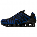 Nike Shox TL serijos bėgimo bateliai, unisex, juodi mėlyni sportbačiai IH1338-002 42.5