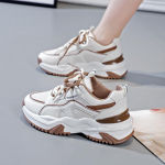 Nauji moteri&scaron;ki sportbačiai &bdquo;Dad Shoes&ldquo; pavasariui, studenti&scaron;ki, universalūs, moteri&scaron;ki laisvalaikio batai su storu padu, auk&scaron;tinantys 35