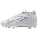 Nike Alpha Menace 4 Pro Balti Metalo Sidabro Unisex Sportbačiai FD7037-101 42.5 white