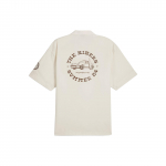 Puma Porsche Legacy Crew užra&scaron;as Atsitiktiniai kvėpuojantys mar&scaron;kinėliai trumpomis rankovėmis vyrams mar&scaron;kiniai Auk&scaron;tų kalnų sniegas 624571-02 M