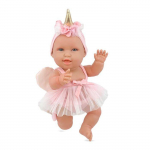 Licorne en peluche - Berjuan S.L - Andrea Baby - 38 cm - Multicolore - Plastique - Pour enfants unisexes