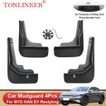 TONLINKER automobilio purvasaugis, skirtas BYD HAN EV DM Restyling 2022 2023- Priekiniai galiniai purvasargiai, purvasaugiai, sparnų purvasargiai 4 Pcs Black C