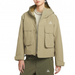 Nike Storm-Fit ACG Skull Peak Vėjui ir vandeniui atspari &scaron;ilta laisva striukė Moteri&scaron;kos striukės FV7328-276 S beige