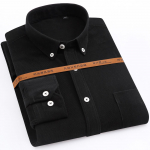 Laisvalaikio pavasario rudens mar&scaron;kinėliai ilgomis rankovėmis velveto mar&scaron;kinėliai, patogūs mink&scaron;ti, standartinio modelio vyri&scaron;ki mar&scaron;kiniai užsegami sagomis 38