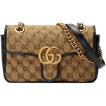 Gucci GG Marmont Mini Rankinė Smėlio spalvos Ebono/Juoda Moteri&scaron;kos Rankinės Rusva 446744-HVKEG-9772 Basic Set (Bag+Dust Bag)