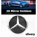 3D automobilio grotelių emblemos žvaigždės ženklelis priekinių grotelių logotipas, skirtas &bdquo;Mercedes Benz W204 W205 W213 X253 ABCES CLA GLB GLC GLE GLS&ldquo; priedams C-205 2014-2018