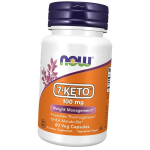 7-Keto DHEA, 7-Keto 100 DHEA, Now Foods 60 kaps. (02128016) 60vcaps