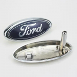 Automobilio lipdukas Ford 14,5X6cm Emblema Ford Mondeo Explorer Focus 2 3 Fusion Transit F150 Fiesta Automobilio logotipas Priekinės grotelės Bagažinės ženklelis