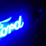 Automobilio lipdukas 23*9cm Tinka Ford Mondeo modifikuotam pikapui F150 RANGER LED &scaron;viesa 4D logotipas balta
