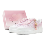 Nike Air Force 1 Air Force 1, Couple's, Romantic Favor, Rose Love, Girlish, Elegant Graceful Low top Skateboard Shoes DH2920-111(TeamS2-S-BOX) 36.5