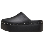 Crocs Classic Dylan Su Kniedėmis Moteri&scaron;ki Platforminiai Mediniai Batai Juodi 212355-001 36-37 gray
