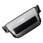 Automobilio priekinio buferio grotelės korio formos radiatoriaus grotelių grotelių dangtis, suderinamas su A5 B8 8P0 2008-2012 8T0853651 atsarginėmis dalimis juoda