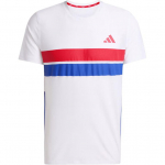 Adidas Adizero FW24 Retro Bėgimo Climacool Madingi Patogūs Universalūs Lengvi Slim Fit Vintažiniai Trumpomis Rankovėmis Mar&scaron;kinėliai Vyri&scaron;ki Vir&scaron;utiniai Drabužiai Balti JD7315 S