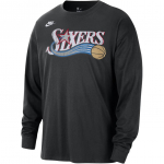 Nike Philadelphia 76ers Essentials Hardwood Classics Vyri&scaron;ki Nike NBA ilgomis rankovėmis mar&scaron;kinėliai HV5696-010 XXL