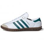 Adidas Originals Hamburg Patogūs Universalūs Žemi Skate Batai Unisex Sportbačiai Balti Žali JH8562 40